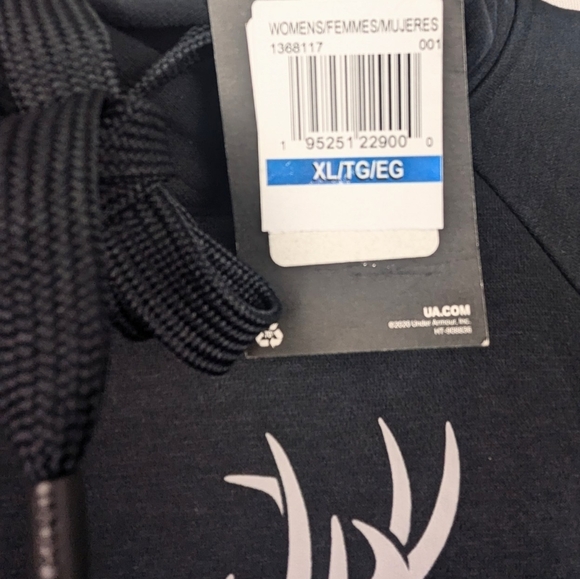 Women's Under Armour Antler Deer Sweatshirt sz XL New - Picture 4 of 6